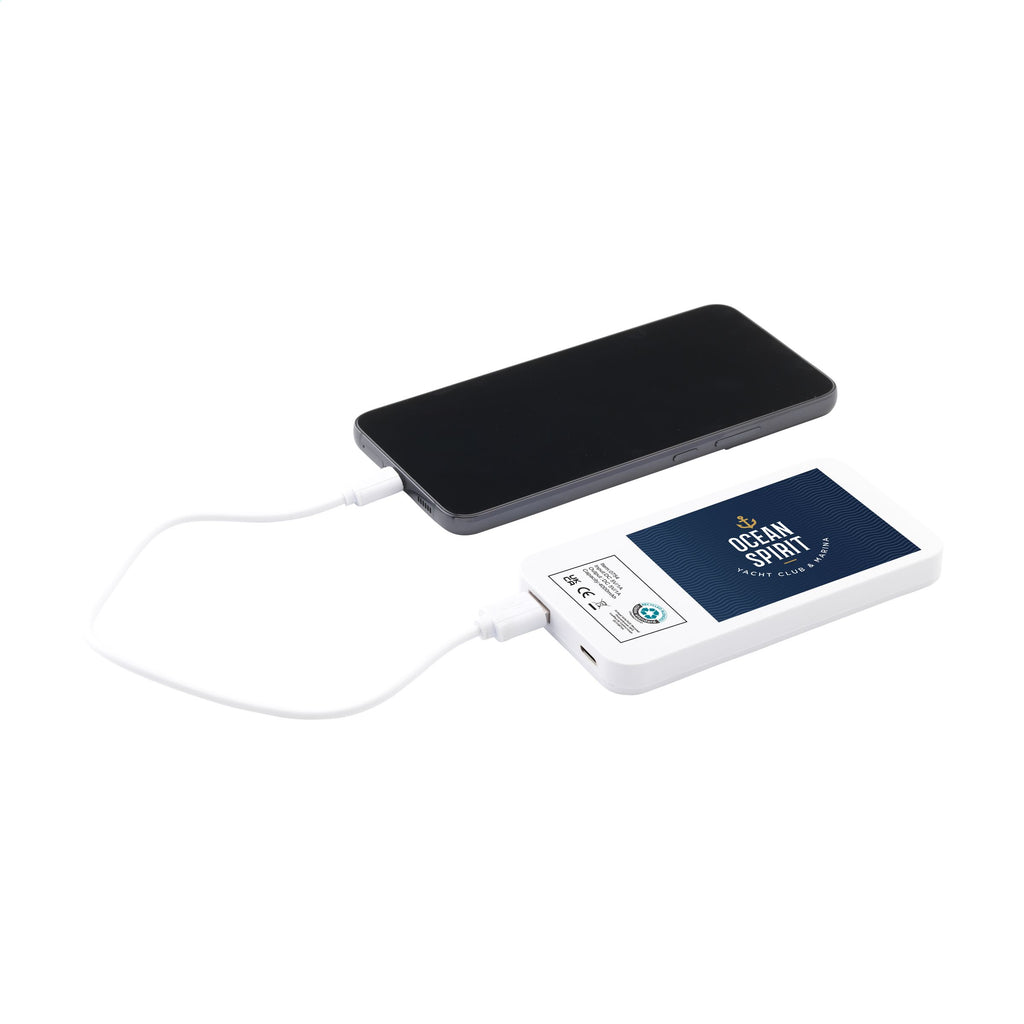 Solar Powerbank 4000 Ladegerät - Weiß - Produktbild der Powerbanks Kollektion