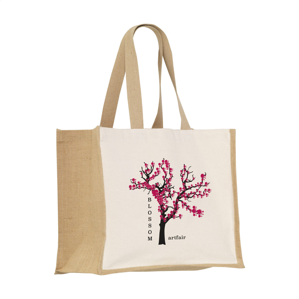 Jute Canvas Shopper (320 g/m²) Tasche - Natur - Produktbild der Einfache Taschen Kollektion