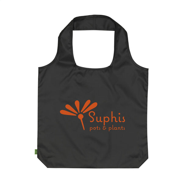 10 l GRS RPET Shopper faltbare Einkaufstasche - Schwarz 10 l GRS RPET Shopper faltbare Einkaufstasche - Schwarz