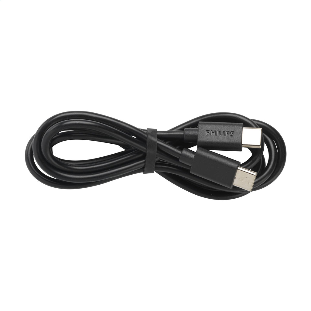 Philips Cable USB-C to USB-C Ladekabel - Schwarz - Produktbild der Kabel- und Ladegeräte Kollektion