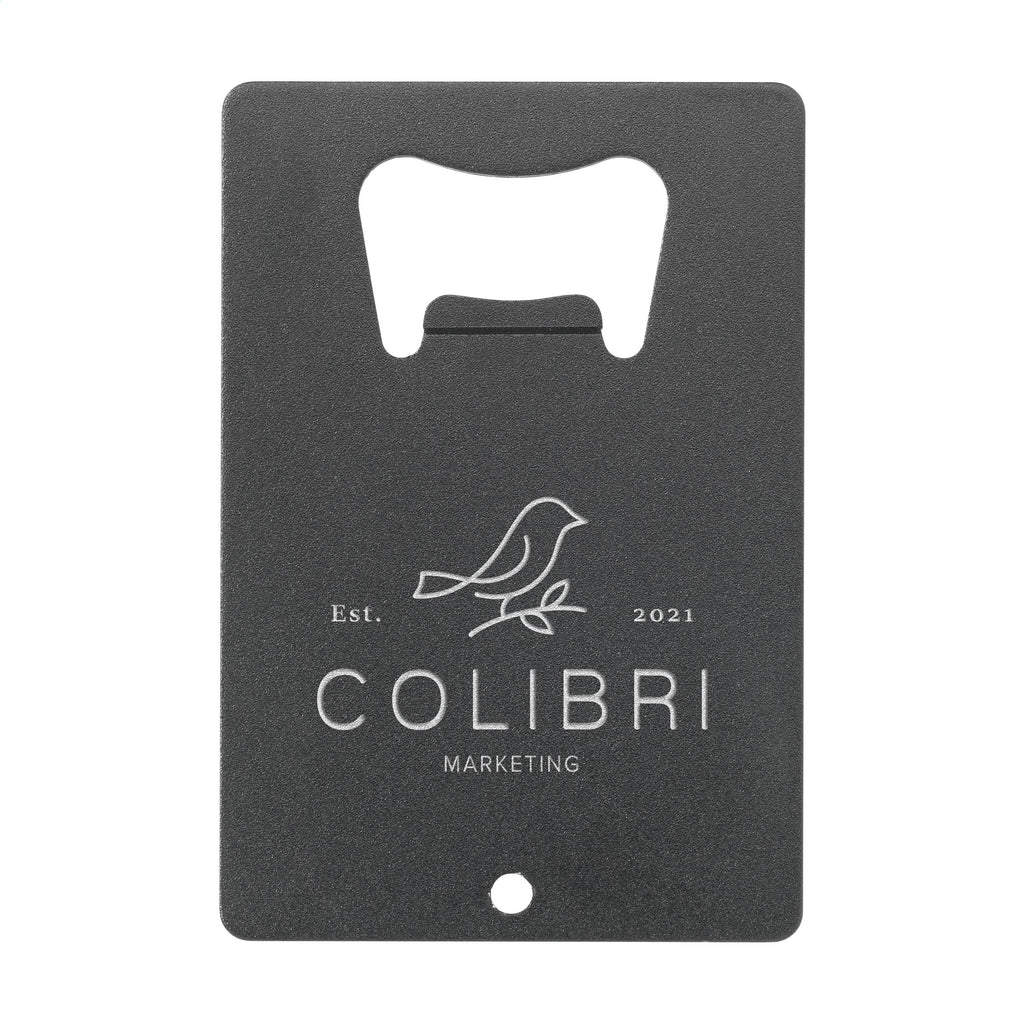 Carta Opener Recycled Alu Flaschenöffner - Schwarz - Produktbild der Goodies Kollektion