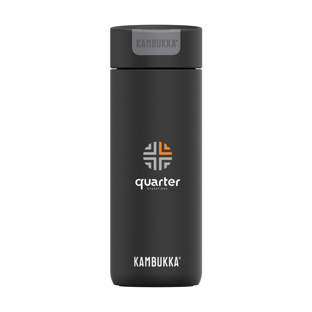 Kambukka® Olympus 500 ml Thermobecher - Mattschwarz - Produktbild der Thermobecher mit Logo bedrucken | ab 4,99€ Kollektion