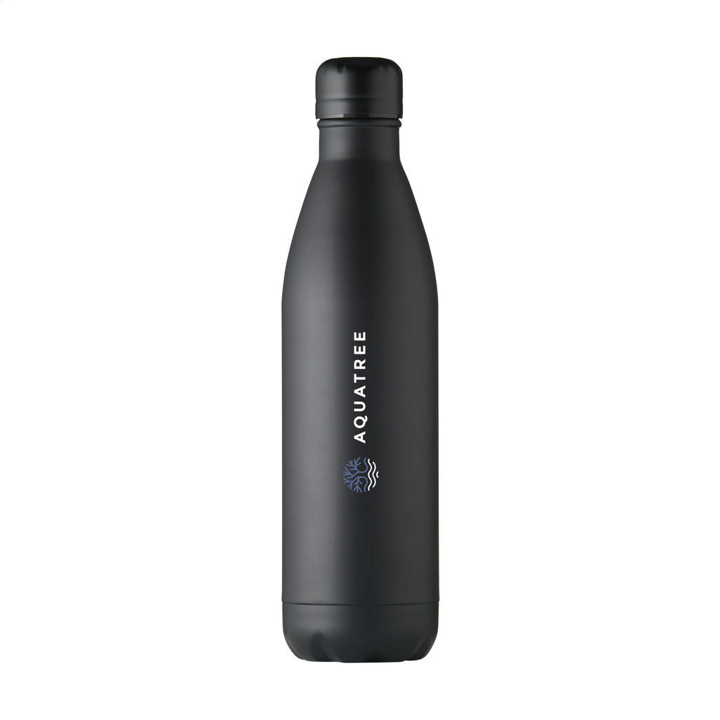 Topflask RCS Recycled Steel 750 ml Trinkflasche - Schwarz - Produktbild der Thermosflaschen Kollektion