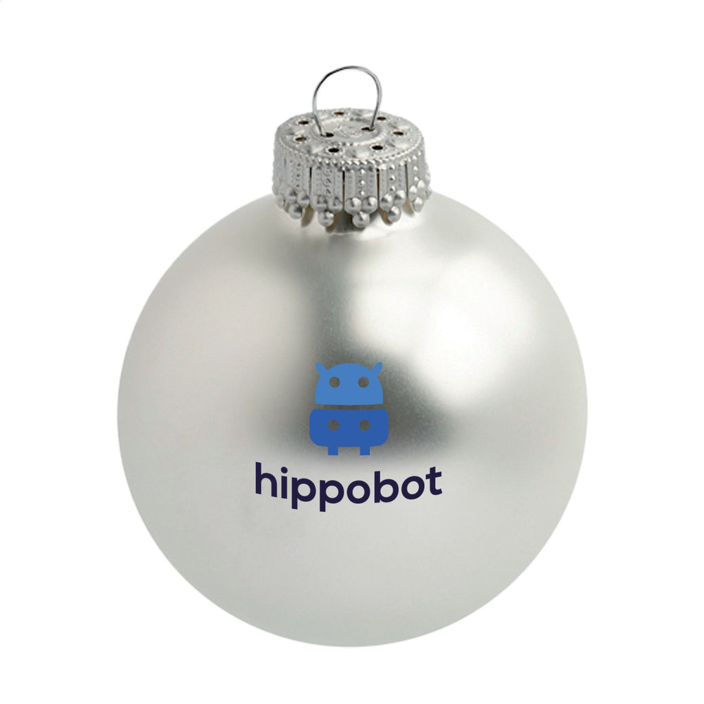 Weihnachtskugel Ø 6 cm - Made in Europe - Silber - Produktbild der weihnachtskugel Kollektion