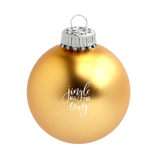 Weihnachtskugel Ø 6 cm - Made in Europe - Gold Weihnachtskugel Ø 6 cm - Made in Europe - Gold