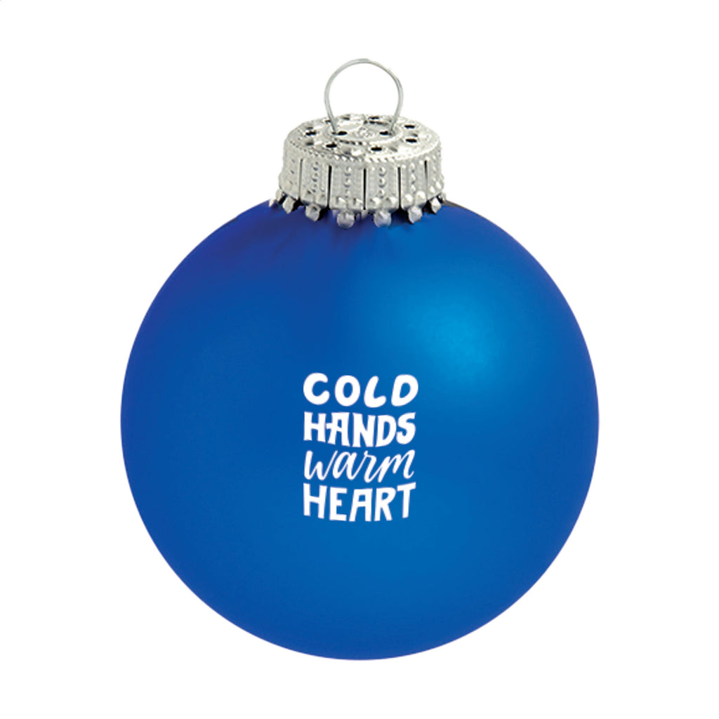 Weihnachtskugel Ø 6 cm - Made in Europe - Blau - Produktbild der weihnachtskugel Kollektion