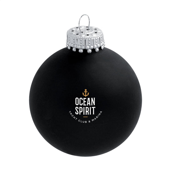 Weihnachtskugel Ø 6 cm - Made in Europe - Schwarz Weihnachtskugel Ø 6 cm - Made in Europe - Schwarz