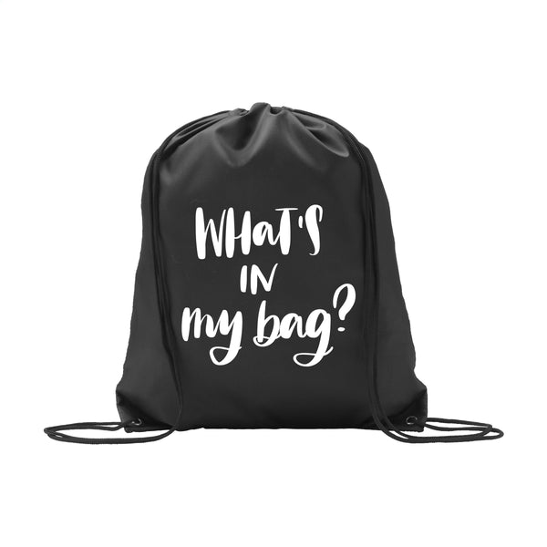 PromoBag 210D Rucksack - Schwarz PromoBag 210D Rucksack - Schwarz