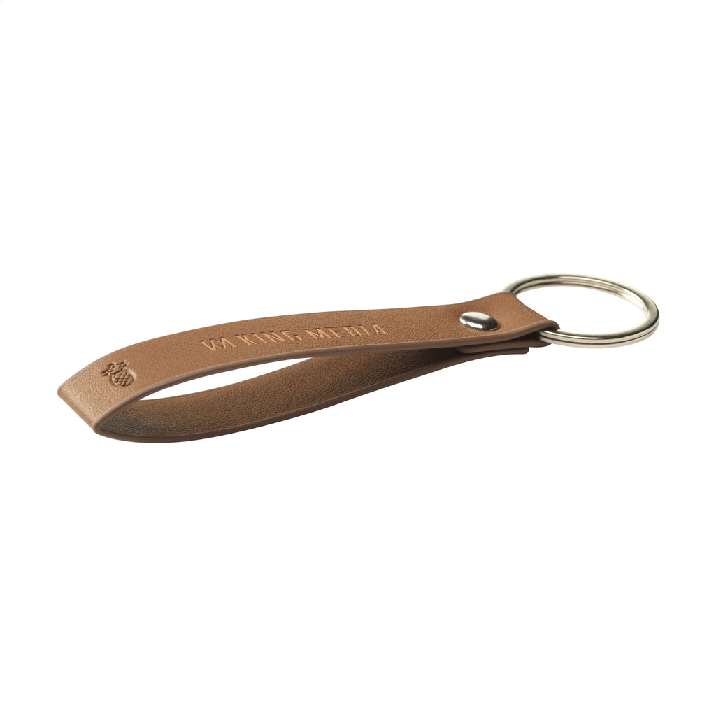 Vegan Pineapple Leather Keyring Schlüsselanhänger - Braun - Produktbild der Schlüsselanhänger Kollektion