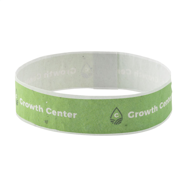 Seed Paper Festival Wristband Festivalband - Weiß Seed Paper Festival Wristband Festivalband - Weiß