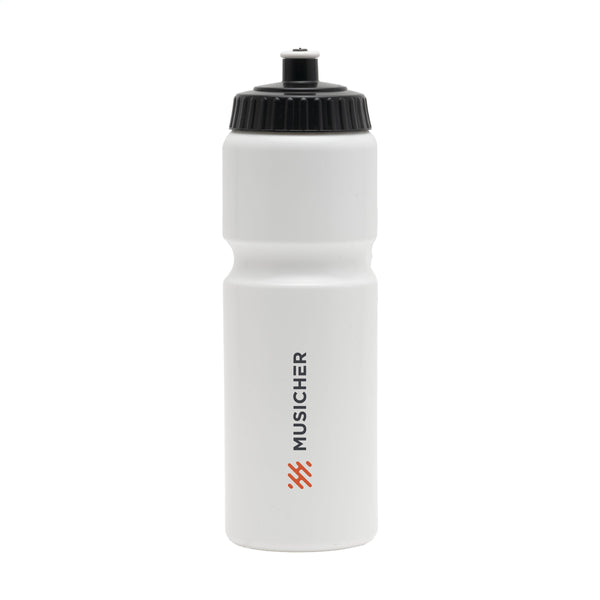 Sugarcane Bio Bidon Black Cap 750 ml Trinkflasche - Weiß/Schwarz Sugarcane Bio Bidon Black Cap 750 ml Trinkflasche - Weiß/Schwarz