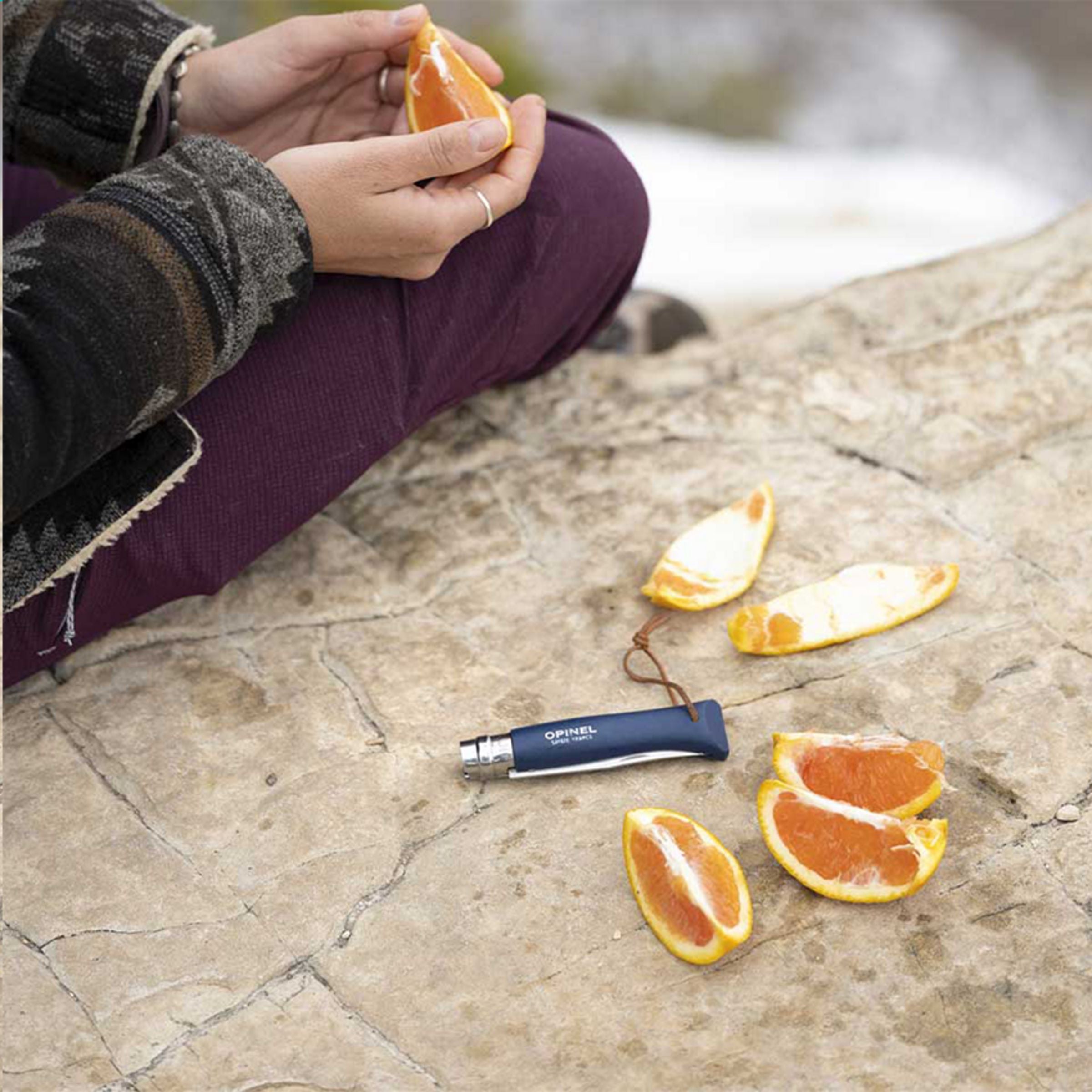 Opinel Colorama No 08 Taschenmesser - Blau - Galerieansicht 4