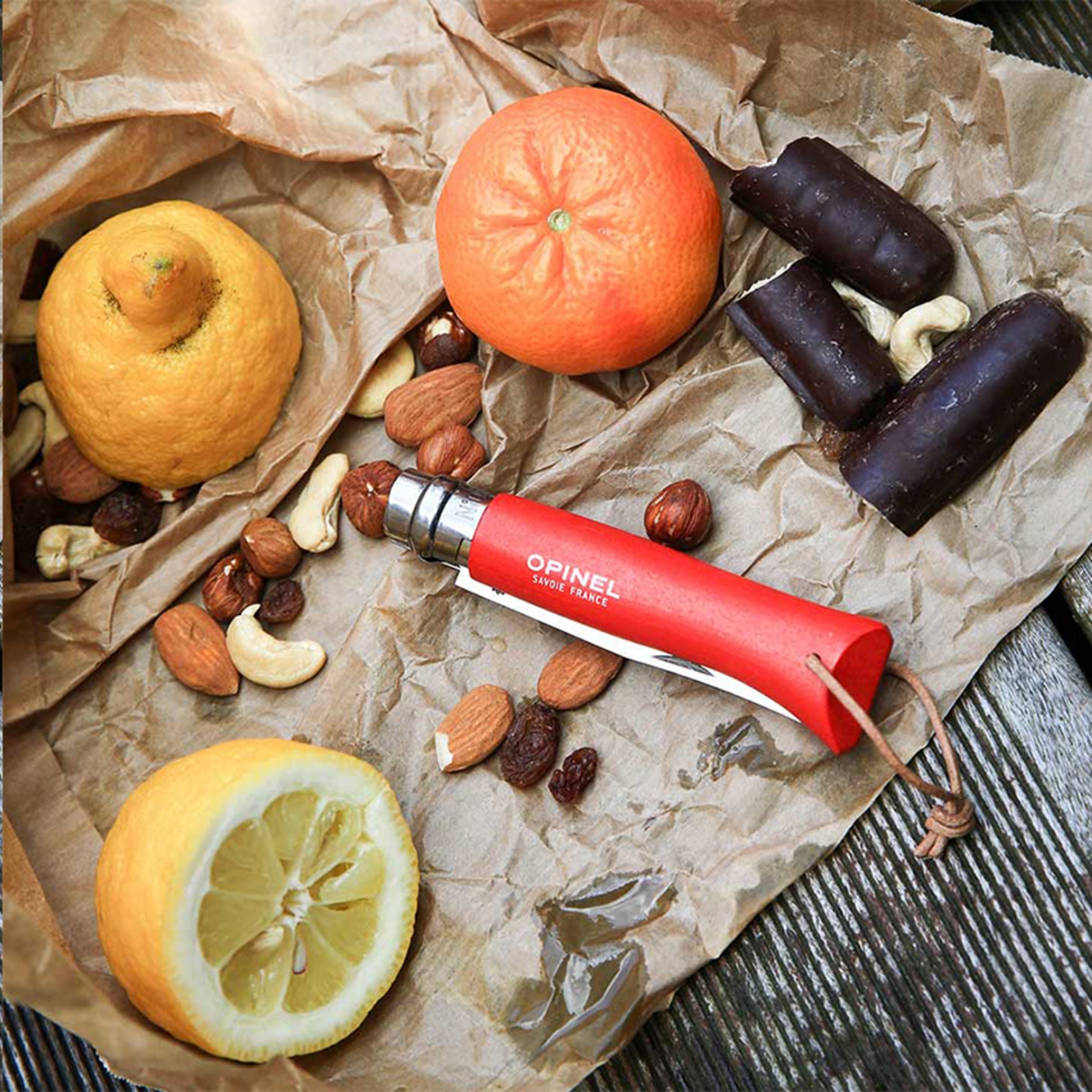 Opinel Colorama No 08 Taschenmesser - Rot - Galerieansicht 3