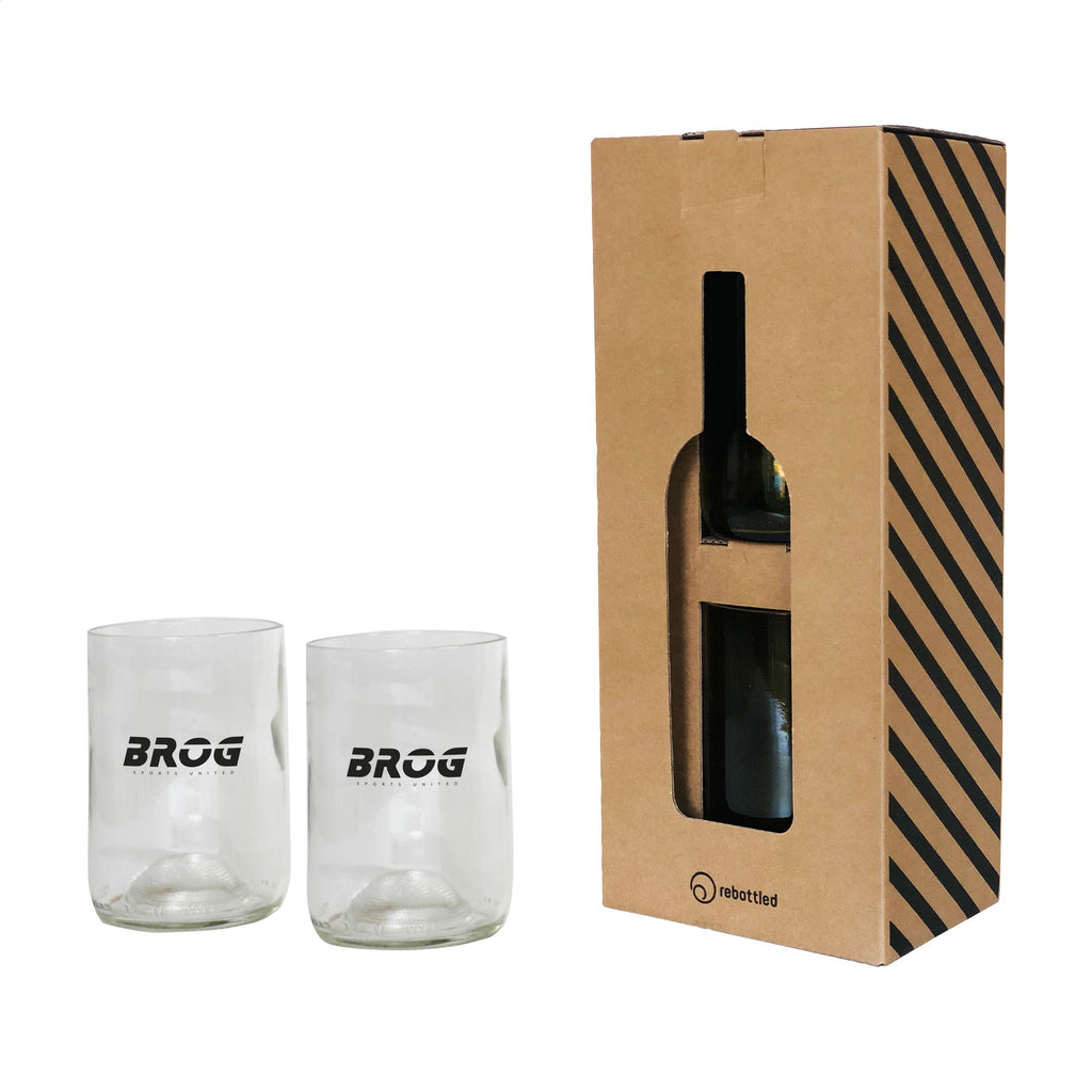 Rebottled® Tumbler 2-pack Trinkgläsern - Transparent - Produktbild der Sustainable Kollektion