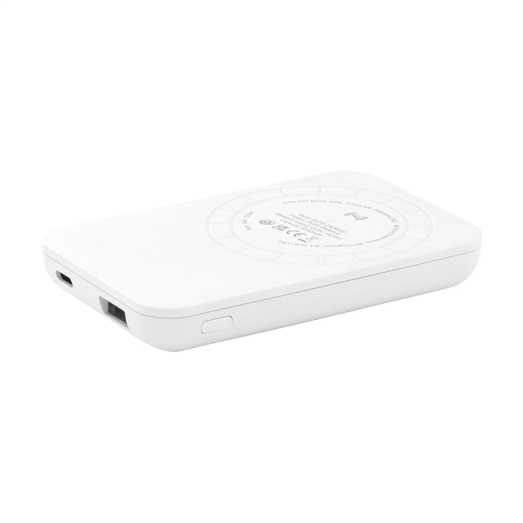 Force Magnetic RCS Recycled Wireless Powerbank 5000 - Weiß - Produktbild der Powerbanks Kollektion