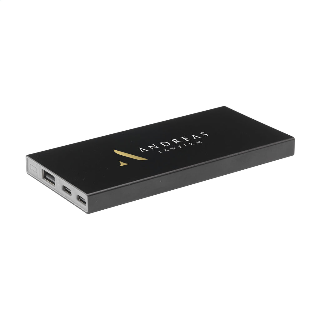 Tecco GRS Recycled Alu Powerbank 5000 Ladegerät - Schwarz - Produktbild der Powerbanks Kollektion