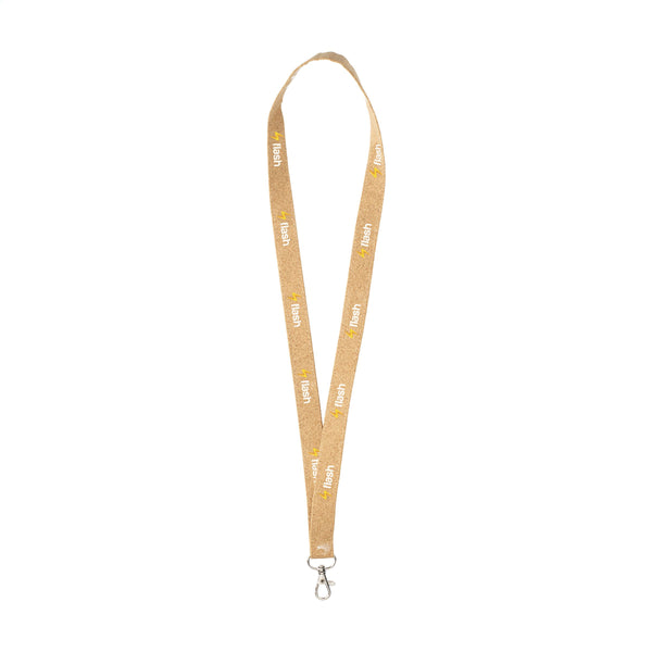 Lanyard Cork 2 cm Schlüsselband - Natur Lanyard Cork 2 cm Schlüsselband - Natur