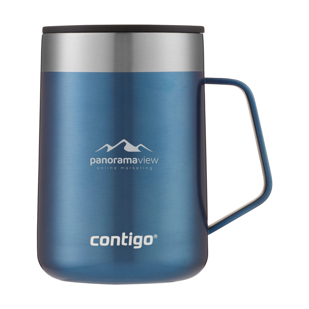 Contigo® Streeterville Desk Mug 420 ml Thermobecher - Blau - Produktbild der Thermobecher mit Logo bedrucken | ab 4,99€ Kollektion