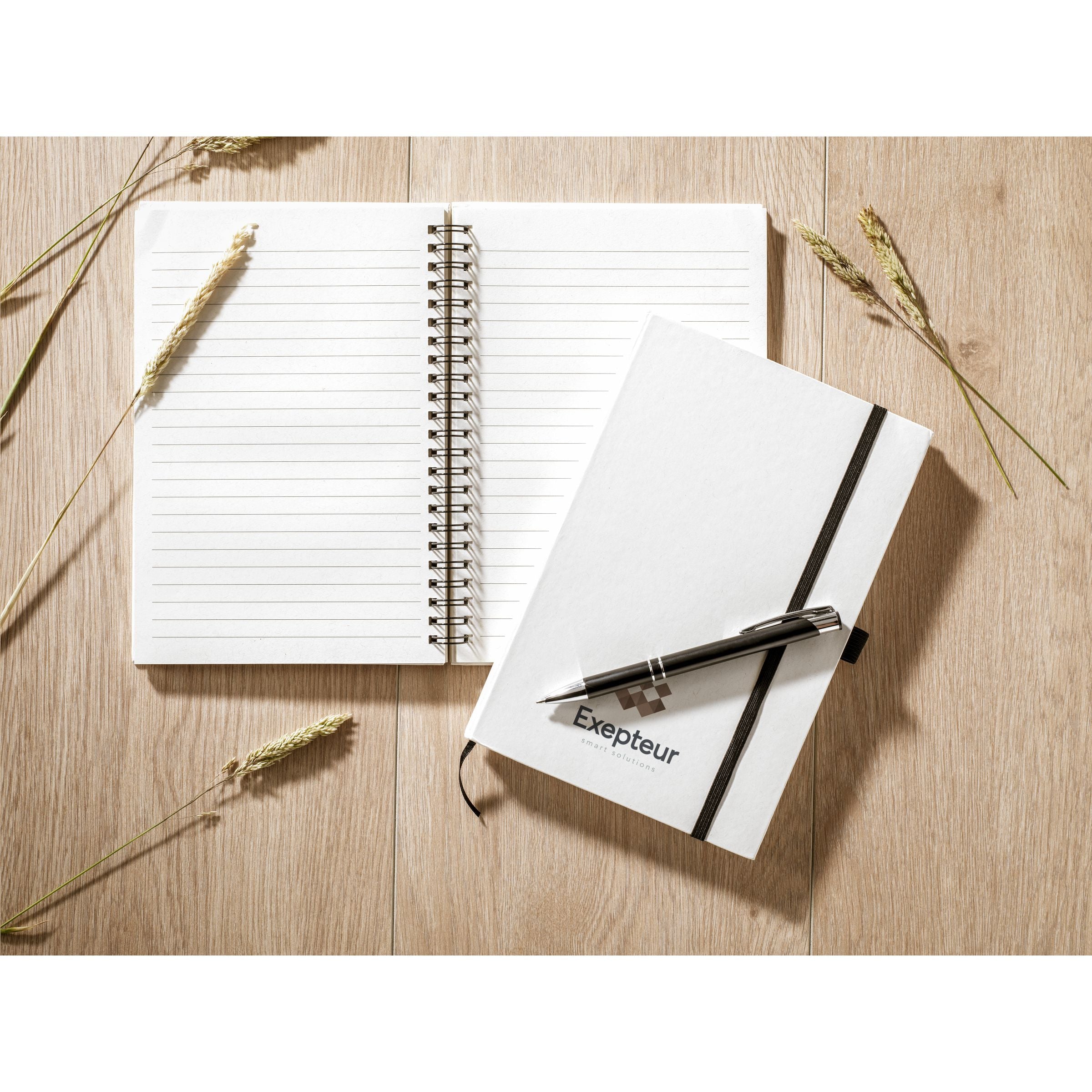 Milk-Carton Wire-O Notebook A5 Notizbuch - Beige - Galerieansicht 8