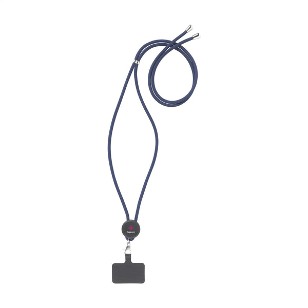 Lace Lanyard GRS RPET 5 mm Schlüsselband - Navy Lace Lanyard GRS RPET 5 mm Schlüsselband - Navy
