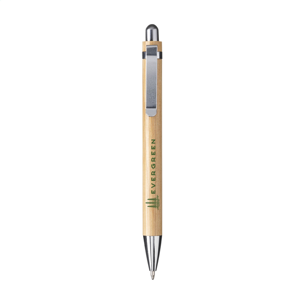 Boston Bamboo Kugelschreiber - Silber - Produktbild der Werbestifte Kollektion