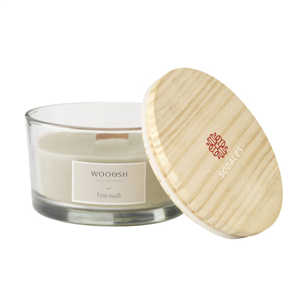 Wooosh Flame Scented Candle Fine Oudh - Weiß Wooosh Flame Scented Candle Fine Oudh - Weiß
