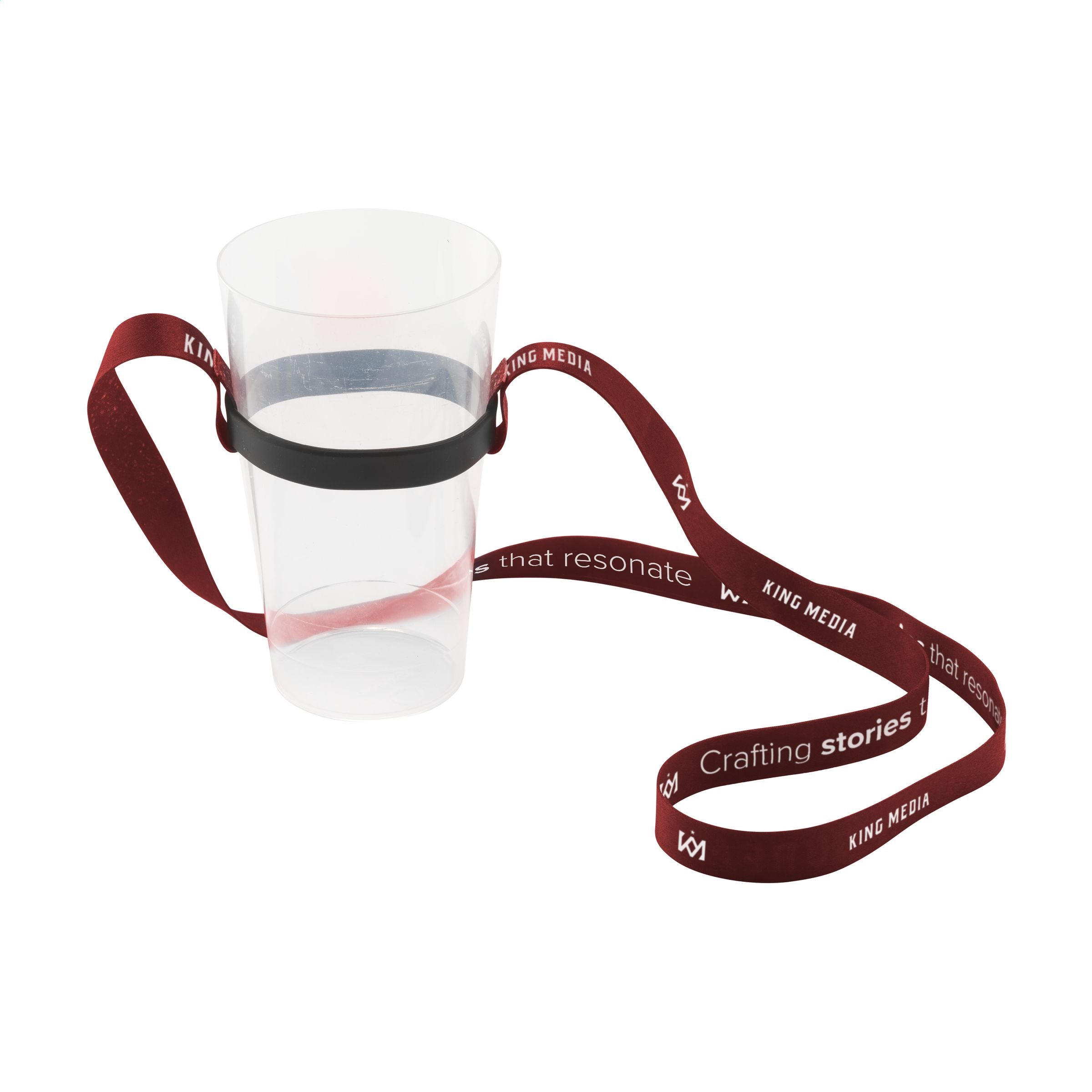 Lanyard Sublimation RPET 1,5 cm mit Getränkehalter - Multicolour - Galerieansicht 2