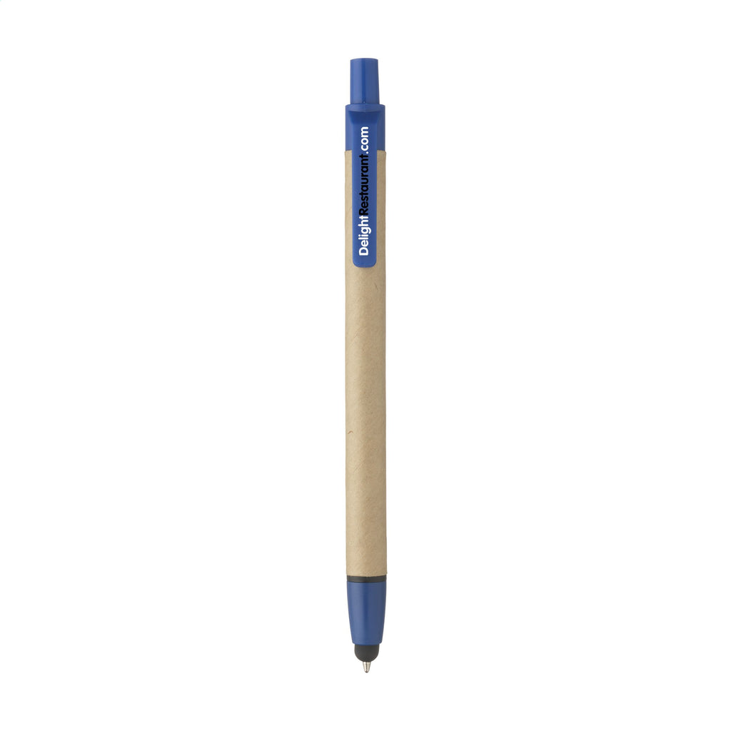 CartoPoint Kugelschreiber mit Karton - Blau - Produktbild der Werbestifte Kollektion