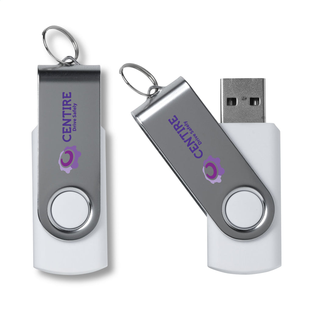 USB Stick Twist aus Vorrat 8 GB - Weiß - Produktbild der USB-Sticks Kollektion