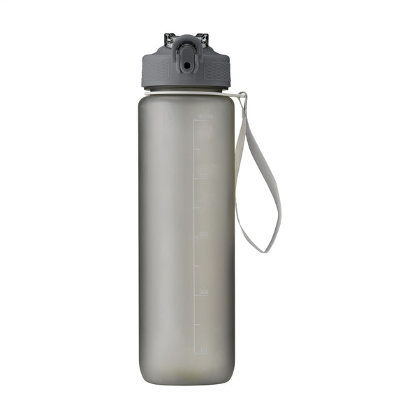 1000 ml AquaSport GRS Recycled Water Bottle 1.000 ml - Grau 1000 ml AquaSport GRS Recycled Water Bottle 1.000 ml - Grau