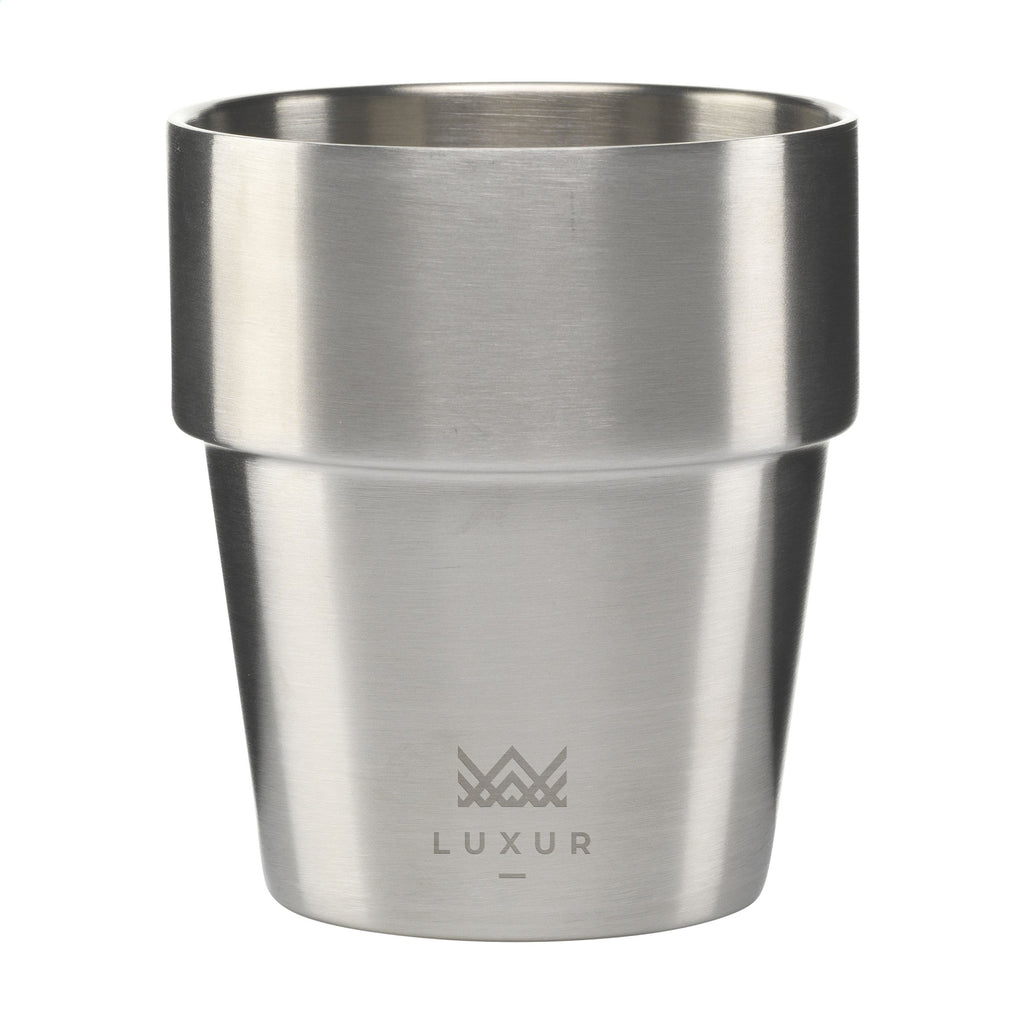 Navia Wasserglas 310 ml - Silber - Produktbild der Thermobecher mit Logo bedrucken | ab 4,99€ Kollektion