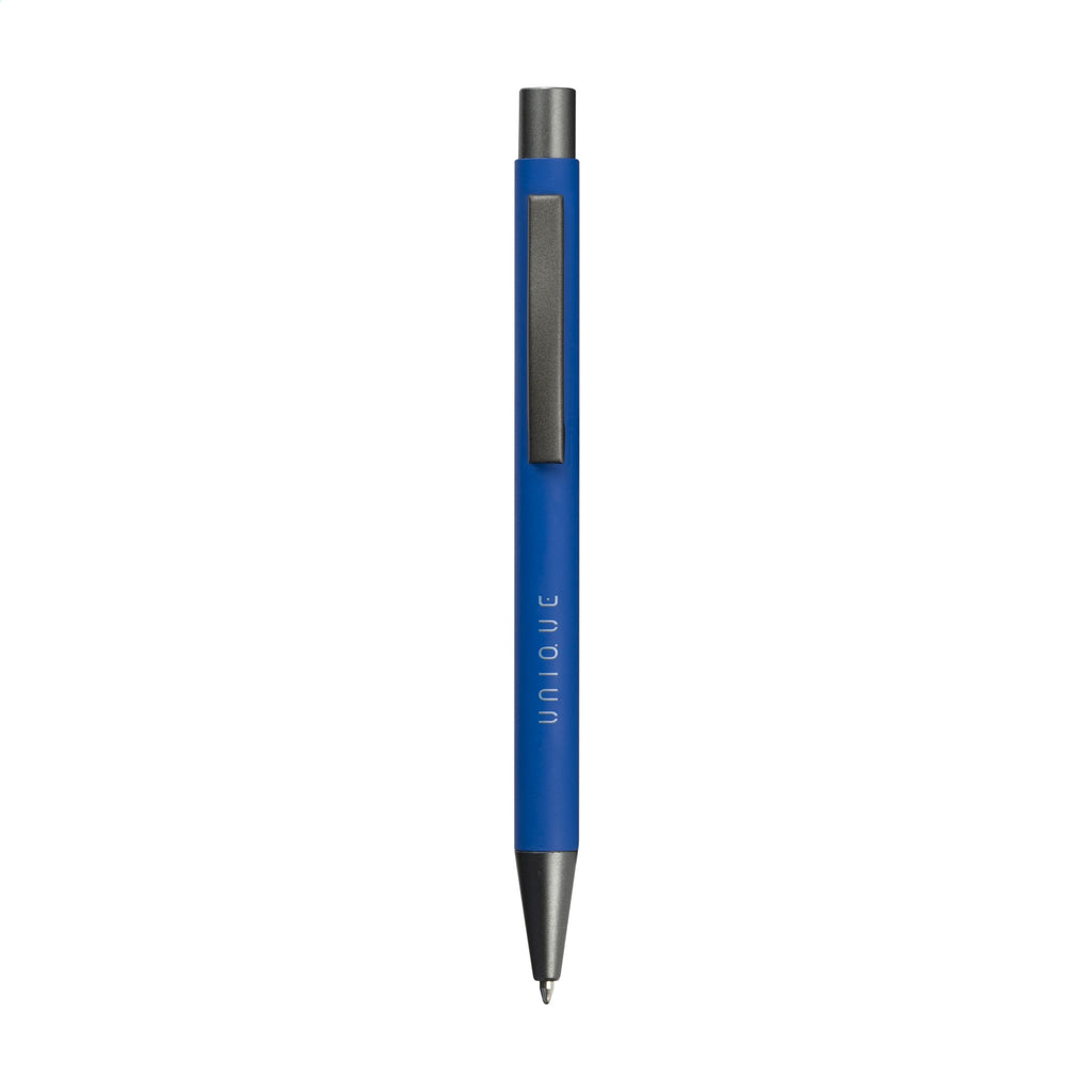Brady Soft Touch Recycled Alu Kugelschreiber - Royal Blau - Produktbild der Werbestifte Kollektion