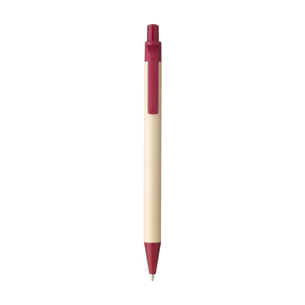 Bio Degradable Natural Pen Kugelschreiber - Rot - Produktbild der Werbestifte Kollektion