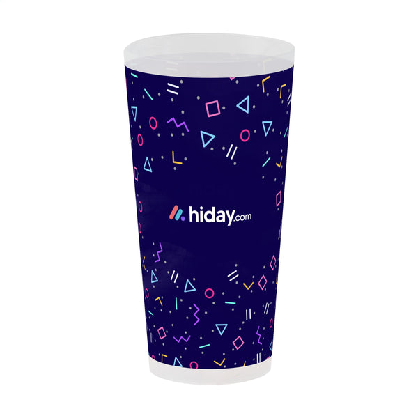 Evento Reusable Cup 500 ml - Frosted White, bedruckbar Evento Reusable Cup 500 ml - Frosted White, bedruckbar