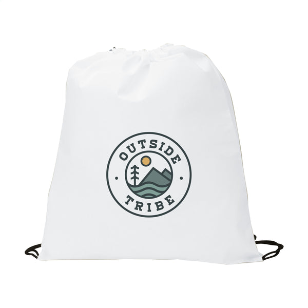 Non-Woven Promobag GRS RPET Rucksack - Weiß Non-Woven Promobag GRS RPET Rucksack - Weiß