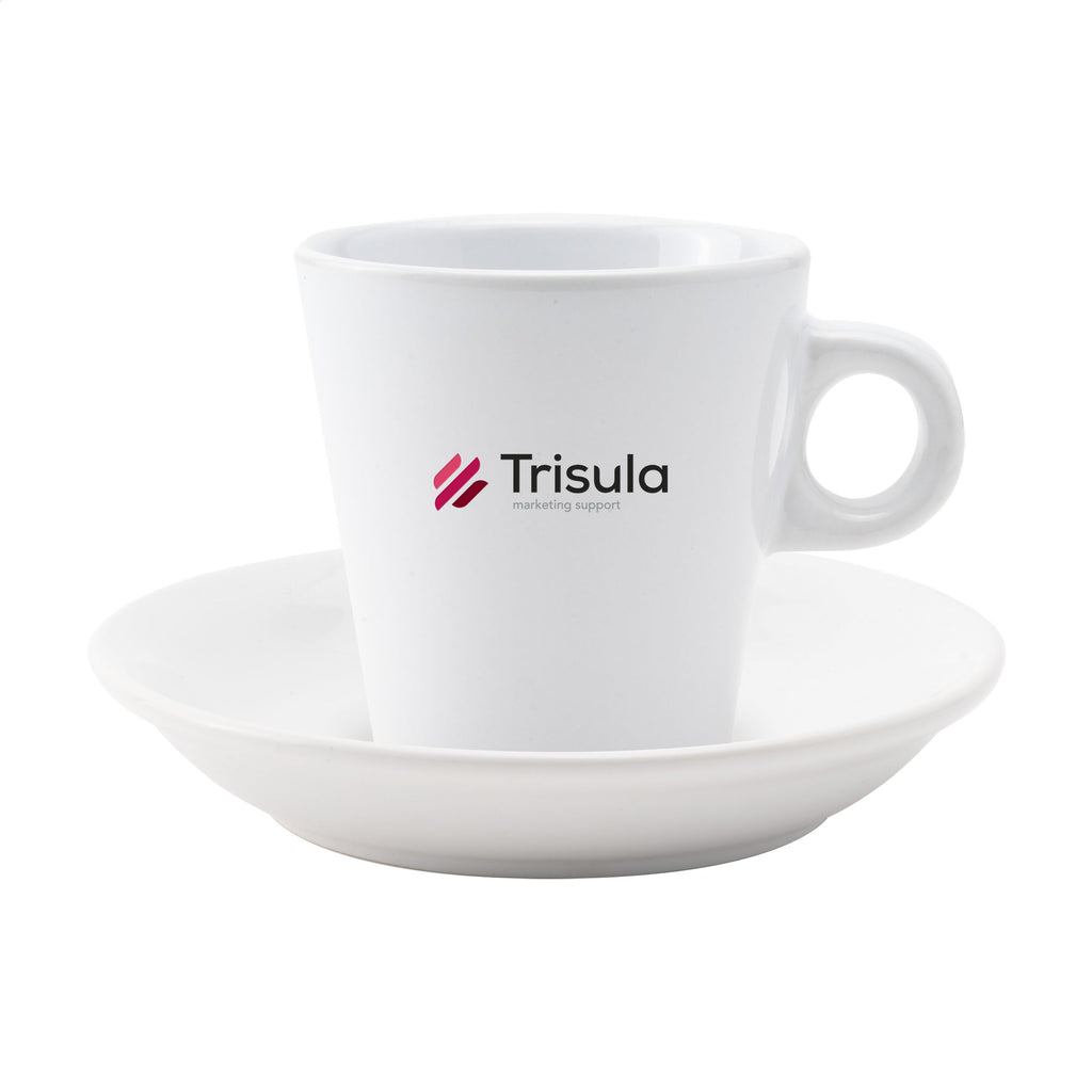 Burano 200 ml Tasse und Untertasse - Weiß - Produktbild der Trinkgefäße Kollektion