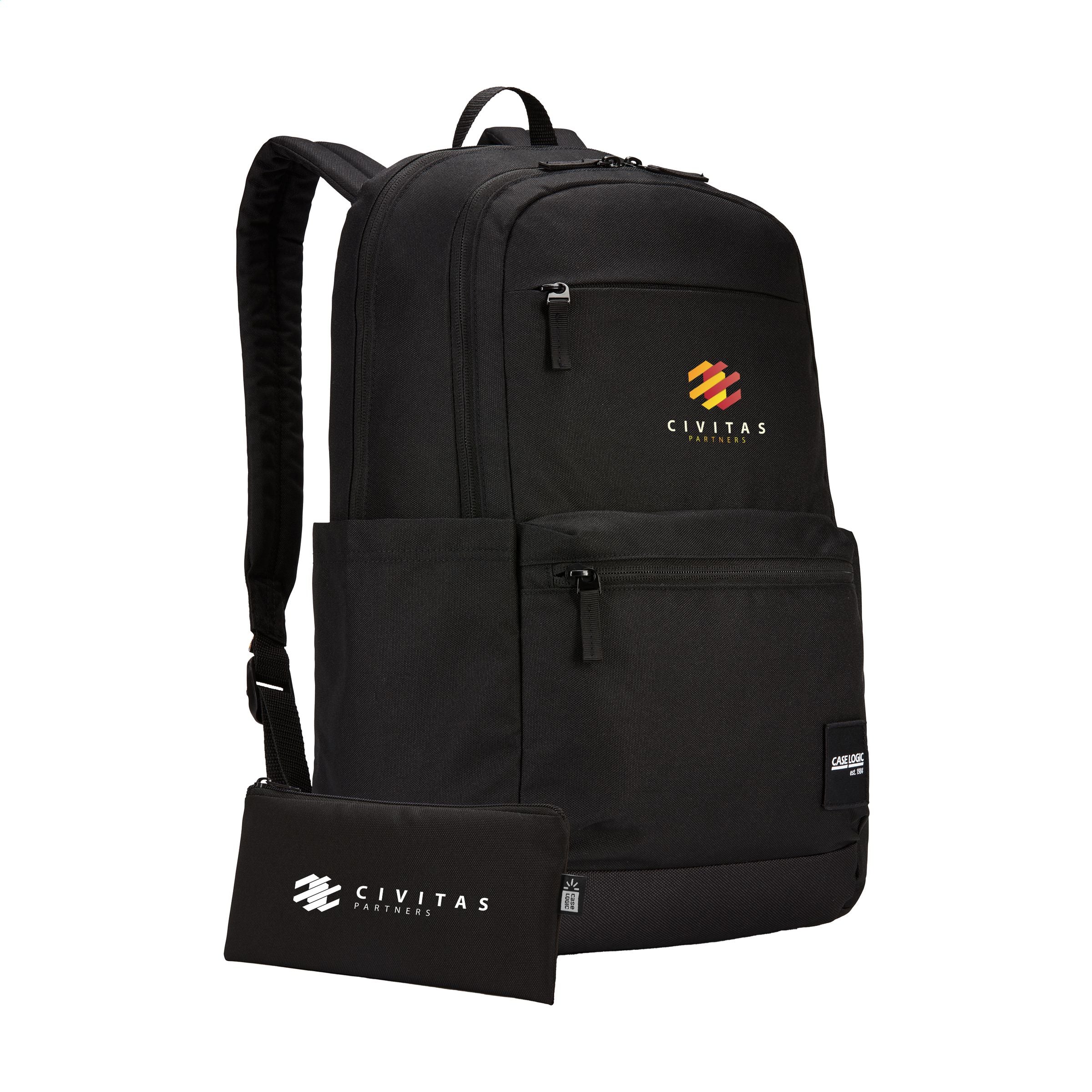 26 l Case Logic Uplink Recycled Laptop Backpack 15,6 inch - Schwarz - Galerieansicht 2
