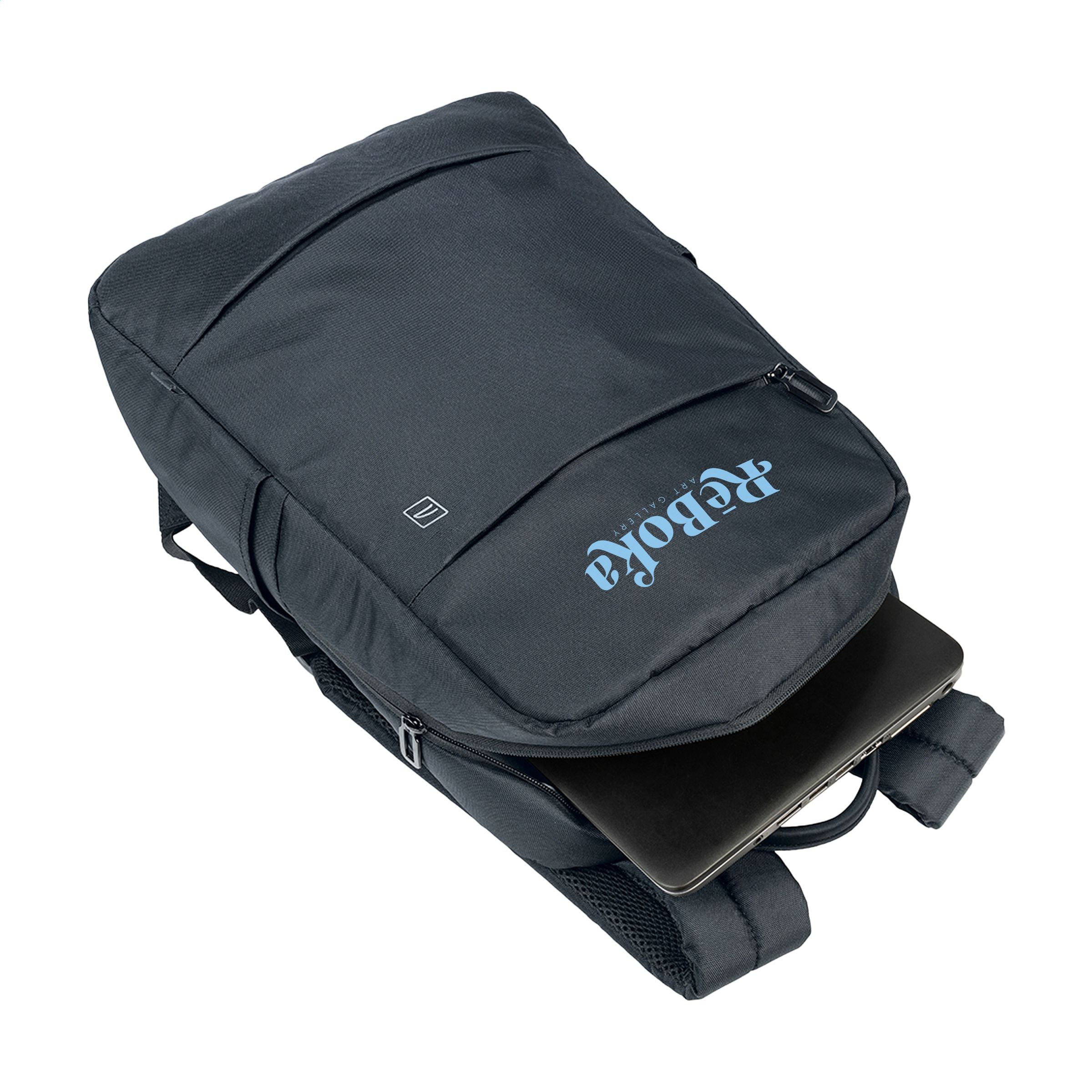 20 l Tucano Global Backpack 15,6 inch Rucksack - Dunkelblau - Galerieansicht 7