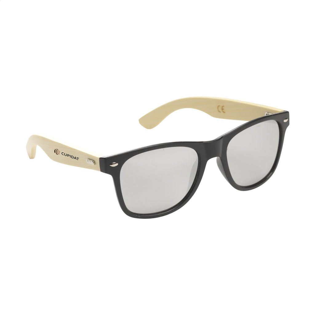 Malibu Eco-Mix Sonnenbrille aus Weizenstroh - Schwarz - Produktbild der Firmengeschenke Kollektion