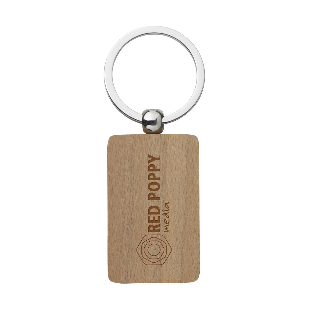 WoodKey Rechteck Schlüsselanhänger - Holz - Produktbild der Schlüsselanhänger Kollektion
