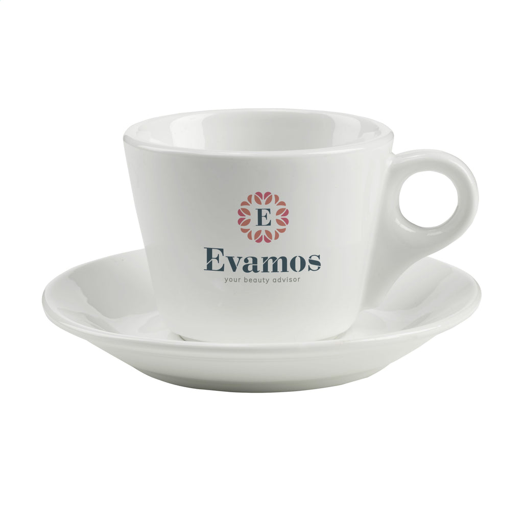 Da Vinci 205 ml Tasse und Untertasse - Weiß - Produktbild der Tassen & Gläser Kollektion
