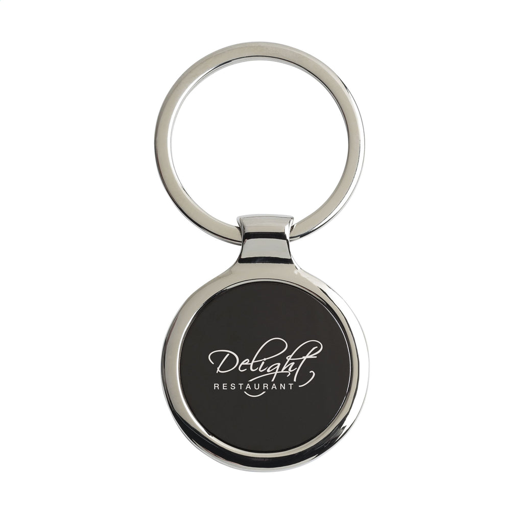 KeyTag Anhänger, rund - Schwarz - Produktbild der Schlüsselanhänger Kollektion