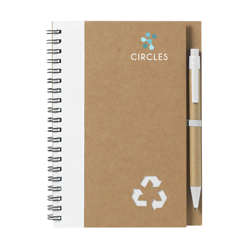 RecycleNote-L Notizbuch - Weiß - Produktbild der Notizblöcke Kollektion