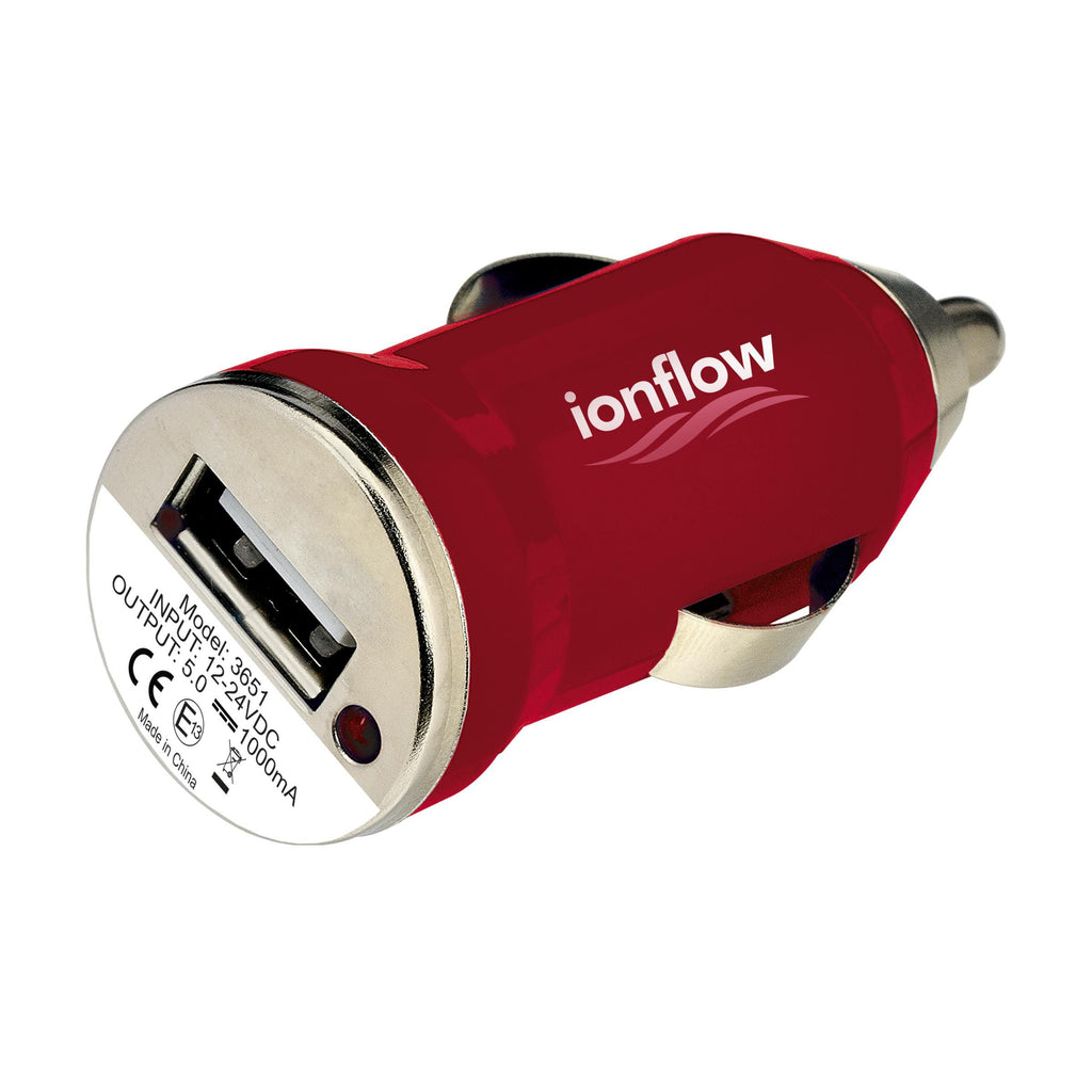 USB CarCharger Ladestecker - Rot - Produktbild der Kabel- und Ladegeräte Kollektion