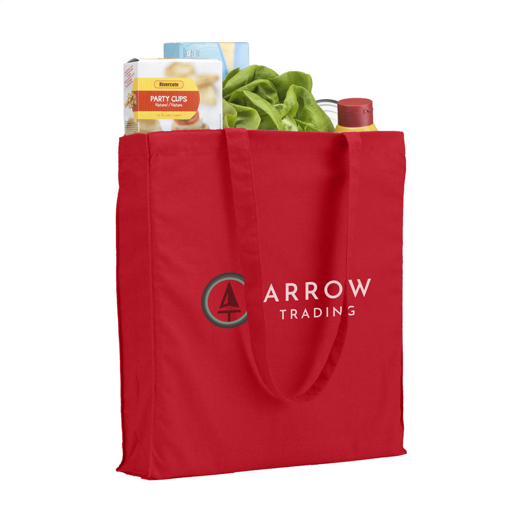 Colour Square Bag (160 g/m²) Baumwolltasche - Rot - Produktbild der Einfache Taschen Kollektion