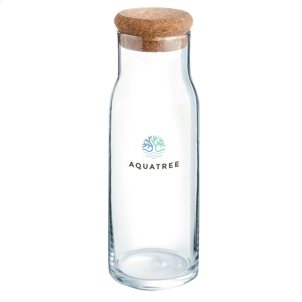 Algarve Karaffe 1 L mit Korkkappe - Transparent - Produktbild der Trinkgefäße Kollektion