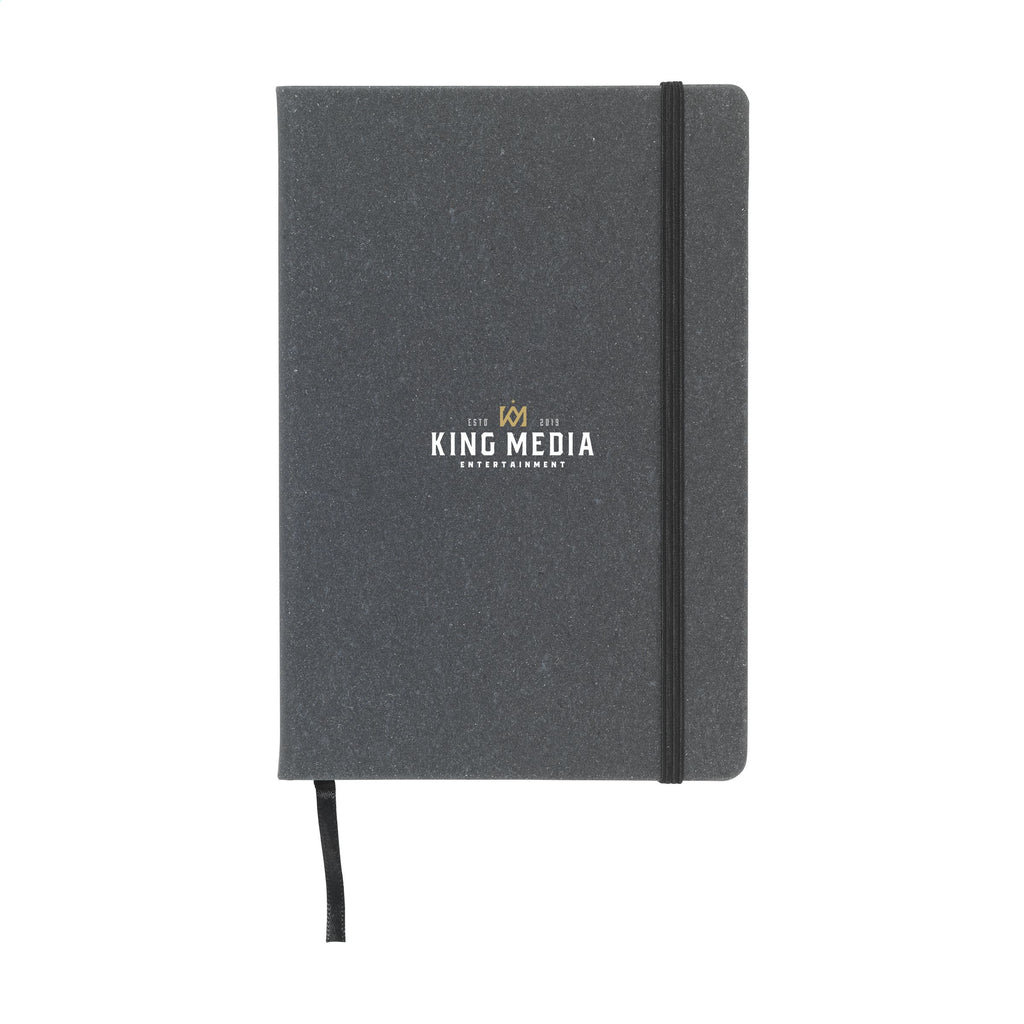 Montana Recycled Leather Notebook A5 - Schwarz - Produktbild der Notizblöcke Kollektion