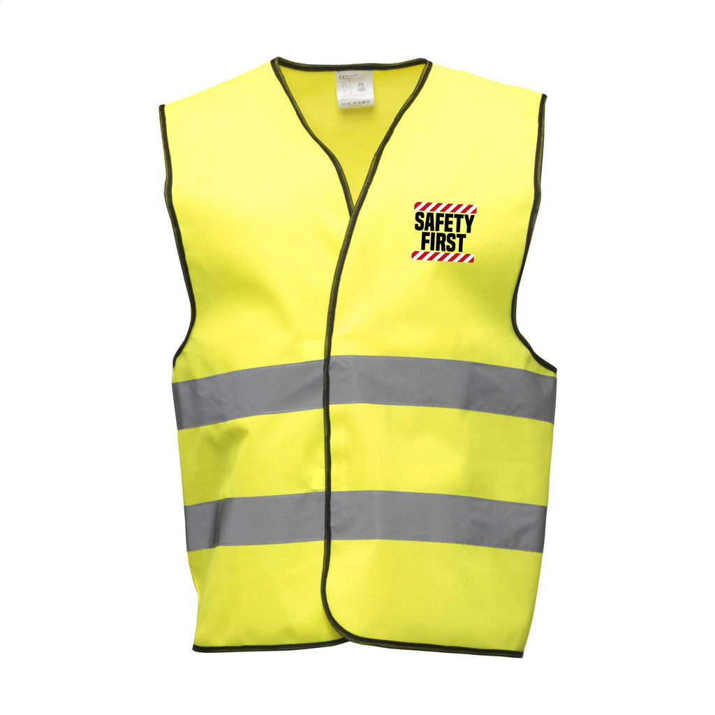 SafetyFirst Sicherheitsweste - Fluorgelb - Produktbild der Reisen Kollektion