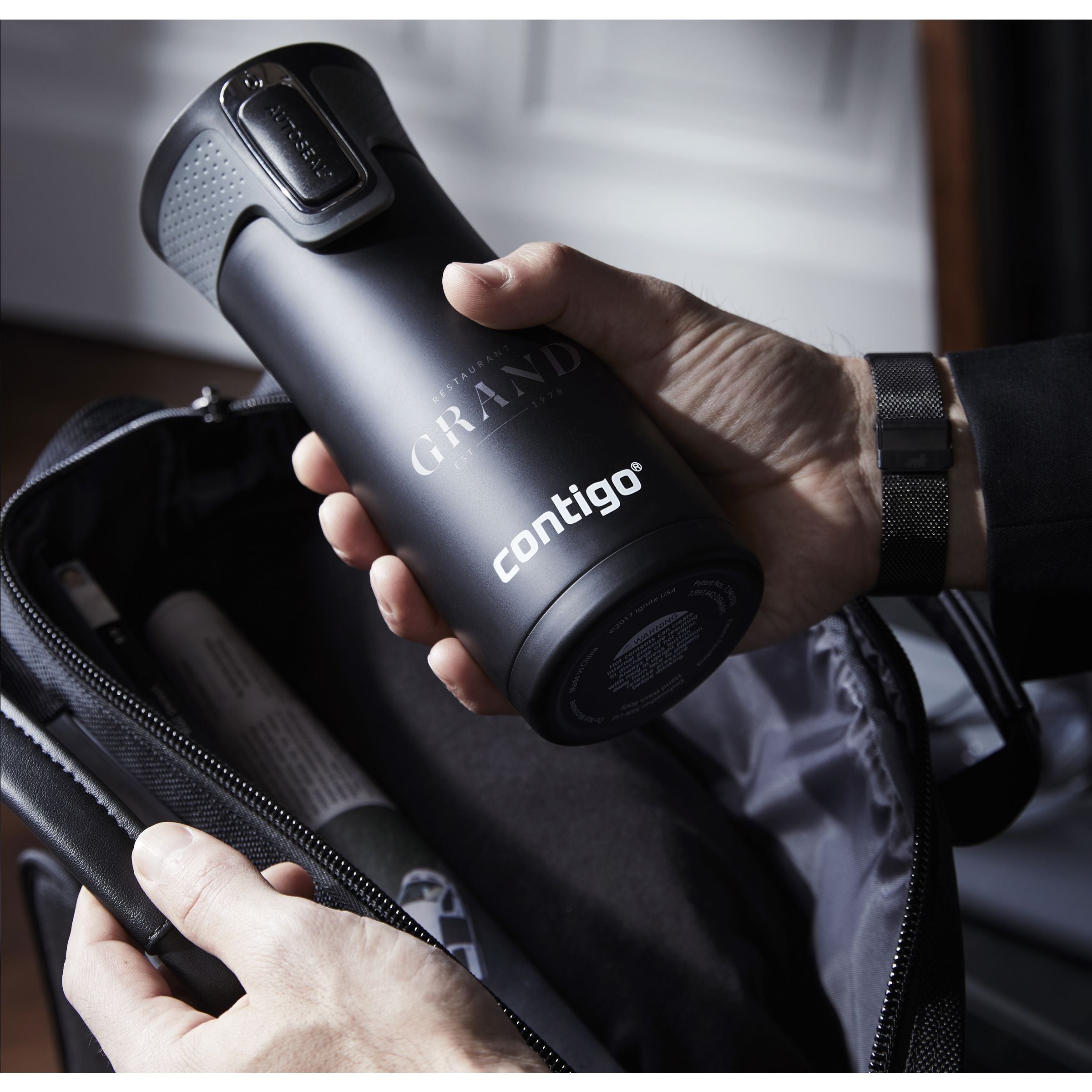 Contigo® Westloop Mug 470 ml Thermobecher - Schwarz - Galerieansicht 6