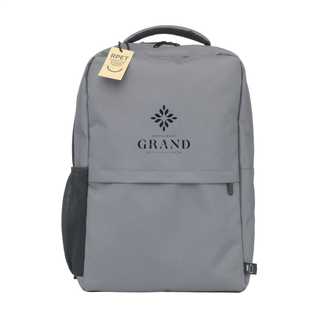 15 L Finley GRS RPET Laptop Backpack Rucksack - Grau - Produktbild der Reisetaschen Kollektion